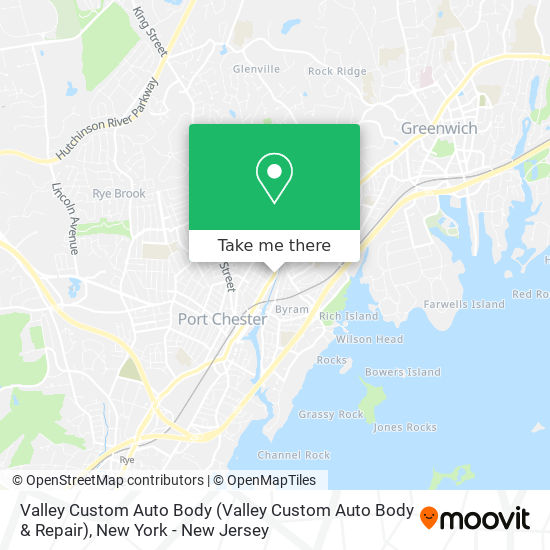 Valley Custom Auto Body map