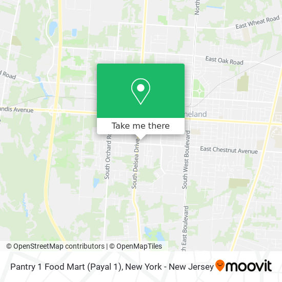 Mapa de Pantry 1 Food Mart (Payal 1)