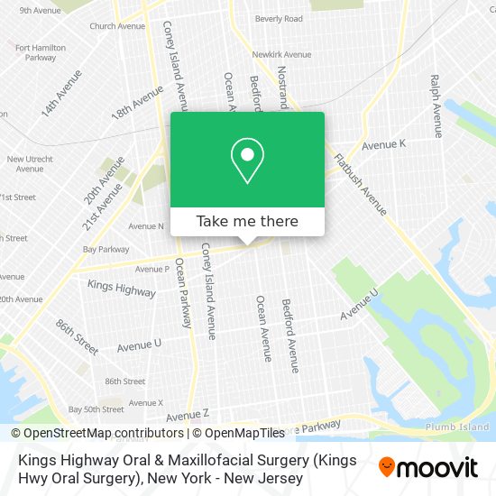 Mapa de Kings Highway Oral & Maxillofacial Surgery (Kings Hwy Oral Surgery)