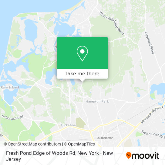 Mapa de Fresh Pond Edge of Woods Rd