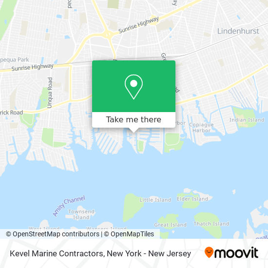 Kevel Marine Contractors map