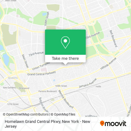 Homelawn Grand Central Pkwy map