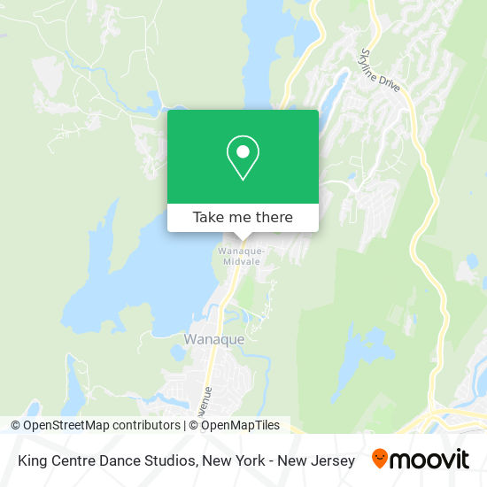 Mapa de King Centre Dance Studios