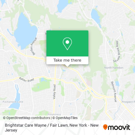 Brightstar Care Wayne / Fair Lawn map