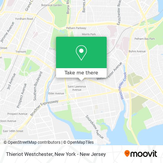 Thieriot Westchester map