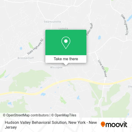 Hudson Valley Behavioral Solution map