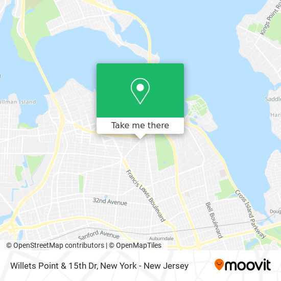 Willets Point & 15th Dr map