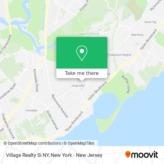 Village Realty Si NY map