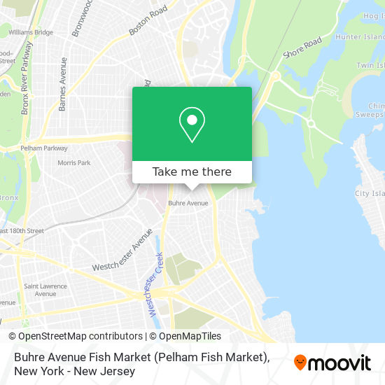 Mapa de Buhre Avenue Fish Market (Pelham Fish Market)