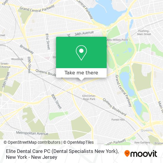 Elite Dental Care PC (Dental Specialists New York) map