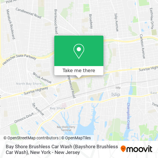 Mapa de Bay Shore Brushless Car Wash (Bayshore Brushless Car Wash)