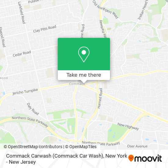Mapa de Commack Carwash (Commack Car Wash)