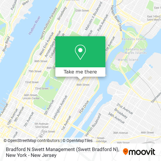 Bradford N Swett Management map