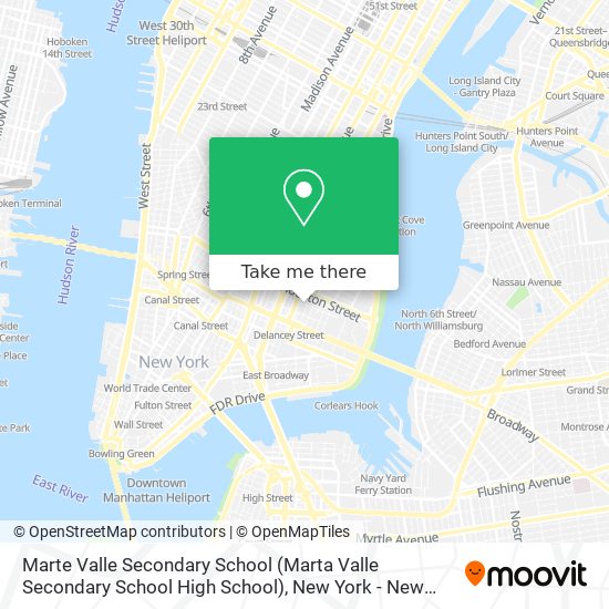 Mapa de Marte Valle Secondary School (Marta Valle Secondary School High School)