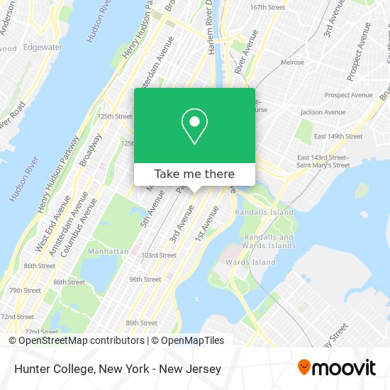 Hunter College map