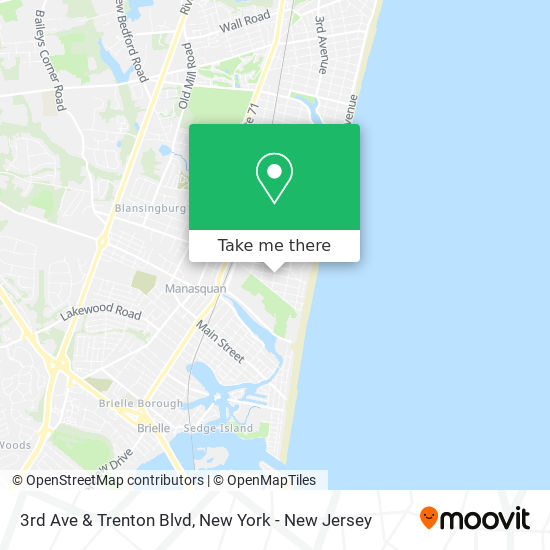 3rd Ave & Trenton Blvd map