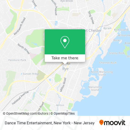 Dance Time Entertainment map