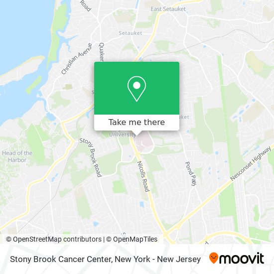 Stony Brook Cancer Center map