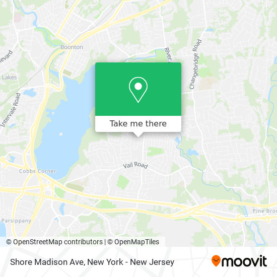 Mapa de Shore Madison Ave