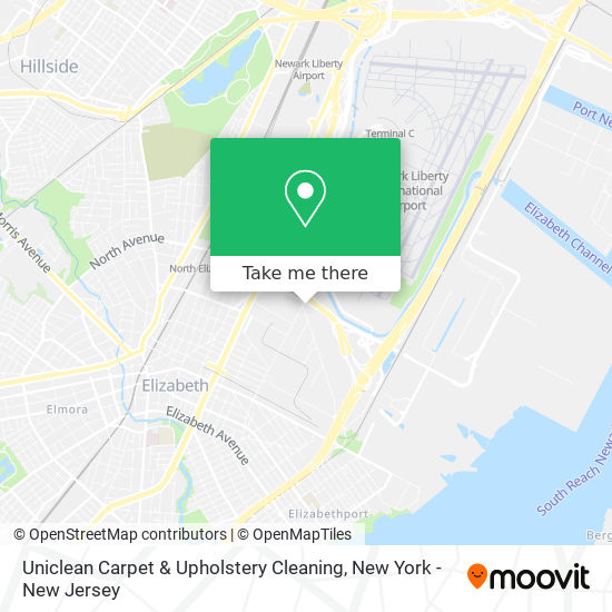 Uniclean Carpet & Upholstery Cleaning map