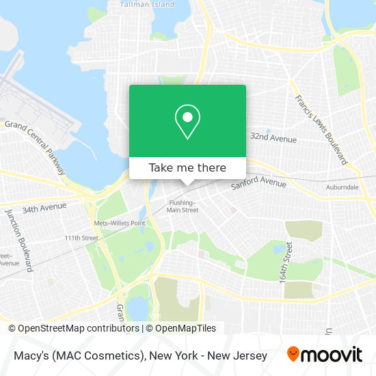Mapa de Macy's (MAC Cosmetics)