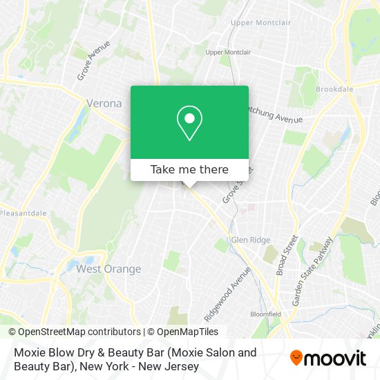 Moxie Blow Dry & Beauty Bar (Moxie Salon and Beauty Bar) map