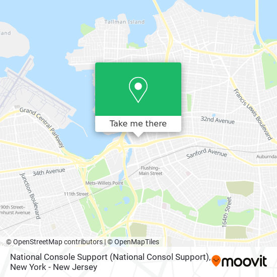 Mapa de National Console Support (National Consol Support)