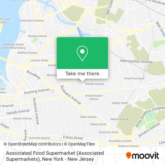 Associated Food Supermarket (Associated Supermarkets) map