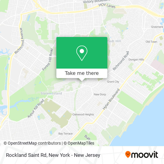 Rockland Saint Rd map