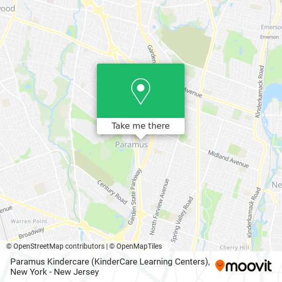 Paramus Kindercare (KinderCare Learning Centers) map