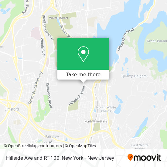 Mapa de Hillside Ave and RT-100