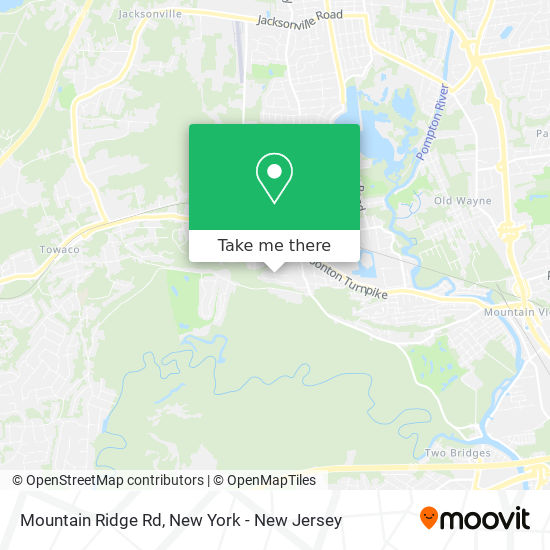 Mountain Ridge Rd map