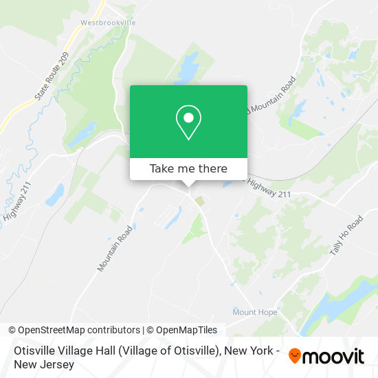 Otisville Village Hall (Village of Otisville) map