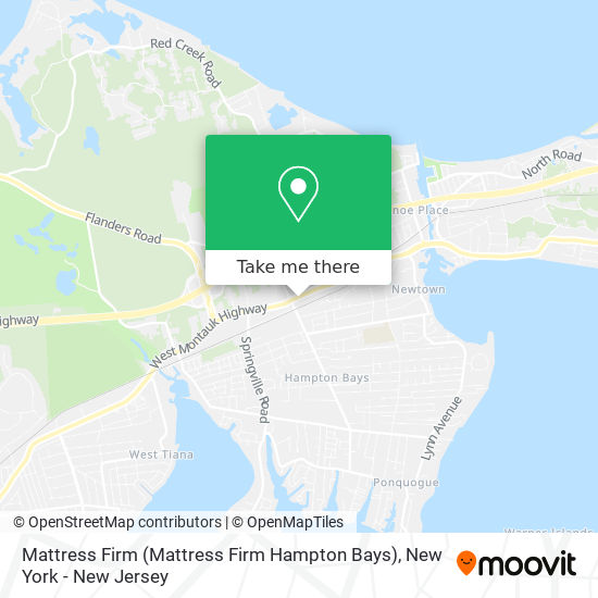 Mapa de Mattress Firm (Mattress Firm Hampton Bays)