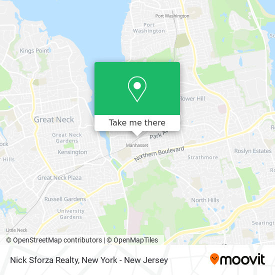 Nick Sforza Realty map