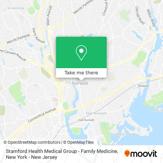 Stamford Health Medical Group - Family Medicine map