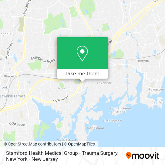Stamford Health Medical Group - Trauma Surgery map