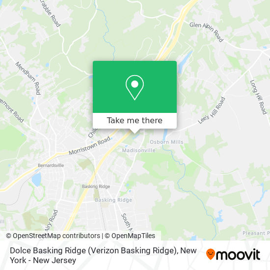 Mapa de Dolce Basking Ridge (Verizon Basking Ridge)