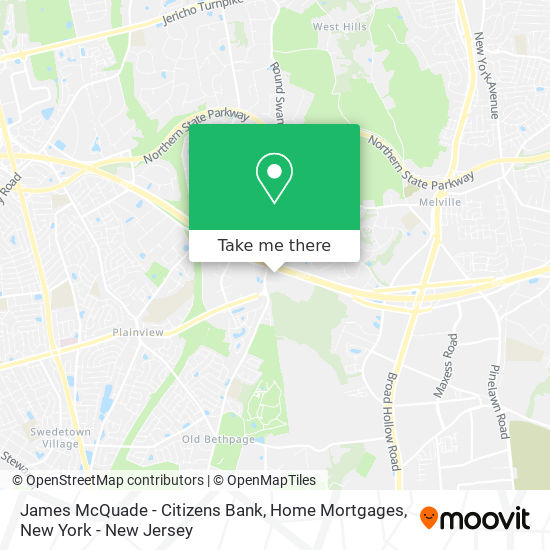 Mapa de James McQuade - Citizens Bank, Home Mortgages