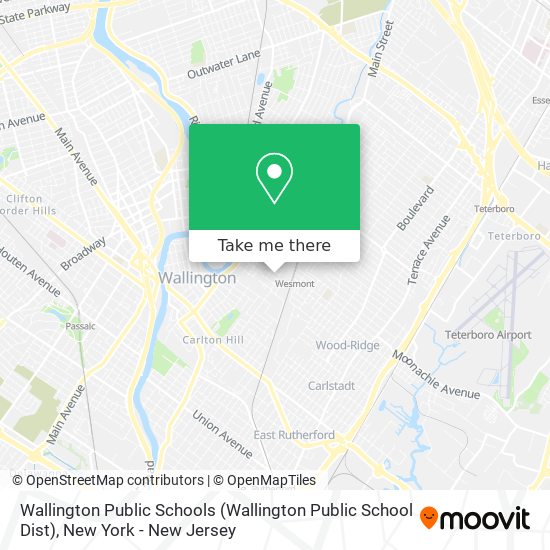 Mapa de Wallington Public Schools (Wallington Public School Dist)