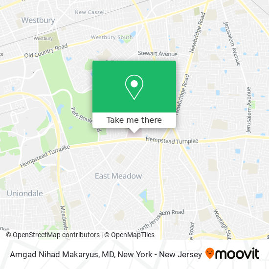 Amgad Nihad Makaryus, MD map