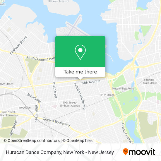 Huracan Dance Company map