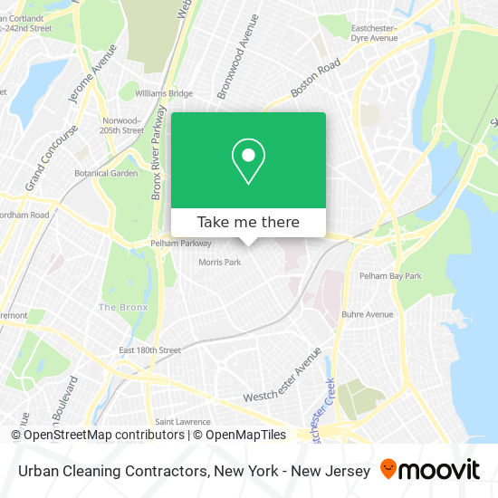 Urban Cleaning Contractors map