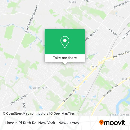 Mapa de Lincoln Pl Ruth Rd