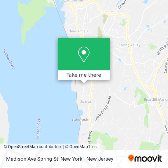 Mapa de Madison Ave Spring St