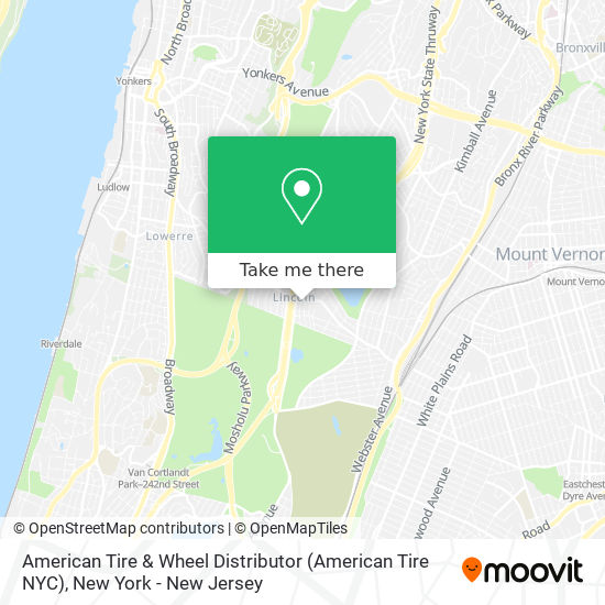 American Tire & Wheel Distributor (American Tire NYC) map