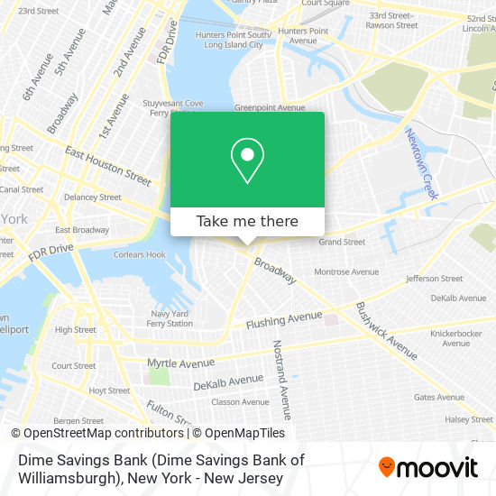 Dime Savings Bank (Dime Savings Bank of Williamsburgh) map