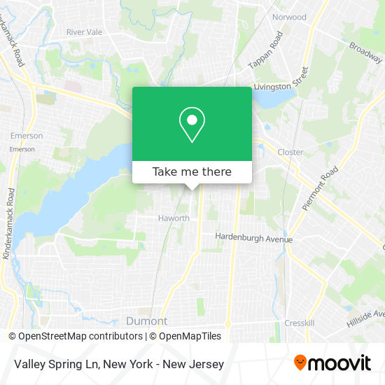 Mapa de Valley Spring Ln