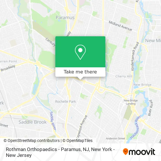 Rothman Orthopaedics - Paramus, NJ map