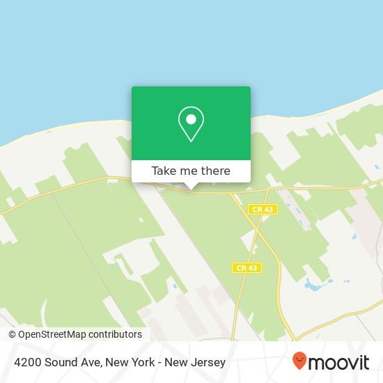 Mapa de 4200 Sound Ave, Riverhead, NY 11901